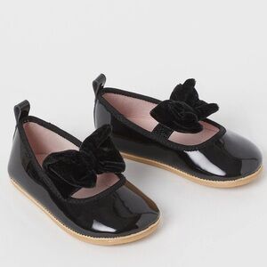 H&M Shiny Black Kids Dress Shoes